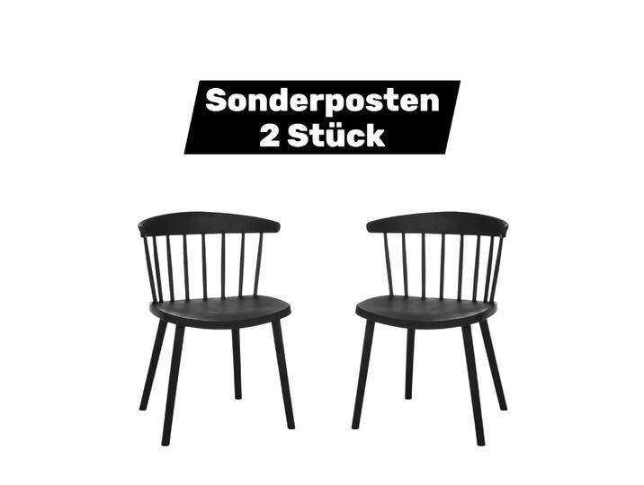 B-Ware B-Ware Hjh Living Artifo Rib Esszimmerstuhl Stuhl Schwarz 2 Stück B-Ware B-Ware Hjh Living Artifo Rib Esszimmerstuhl Stuhl Schwarz 2 Stück von hjh-OFFICE