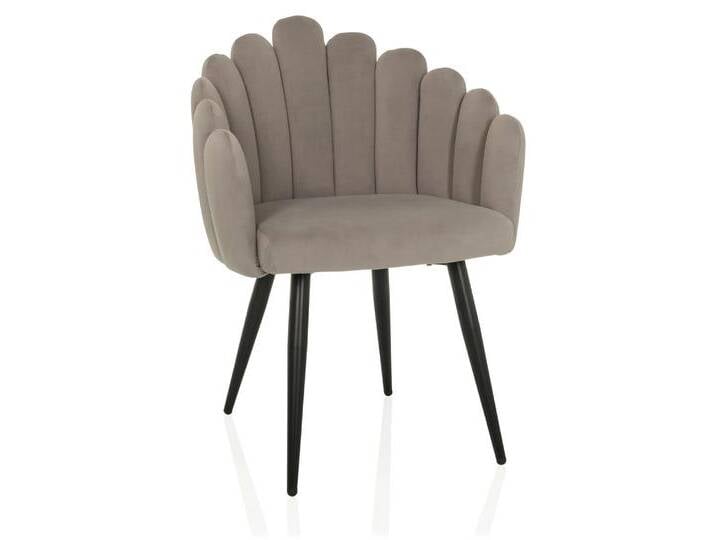 B-Ware Hjh Living Esszimmerstuhl Stuhl Scallore Muscheloptik Sitzmöbel Beige B-Ware von hjh-OFFICE