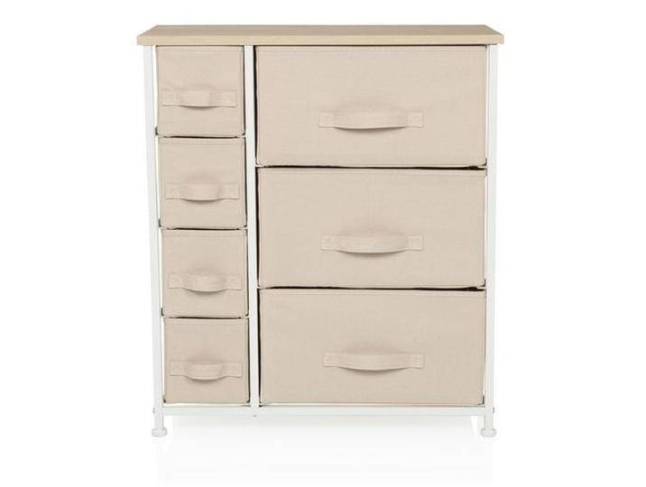 B-Ware Hjh Living Foldress B Kommode Sidebaord Schubladenkommode Möbel Schrank Beige B-Ware von hjh-OFFICE