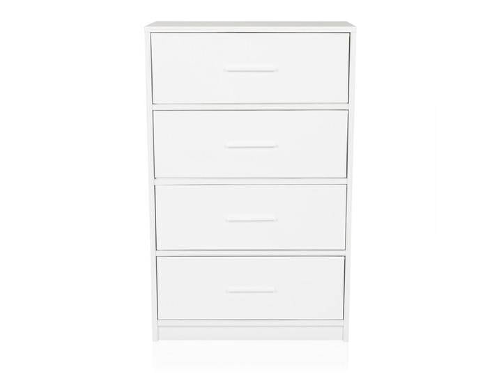B-Ware Hjh Living Kommode Estoria 58x30x91cm 4 Fächer Weiß Möbel Schrank Wandschrank B-Ware von hjh-OFFICE