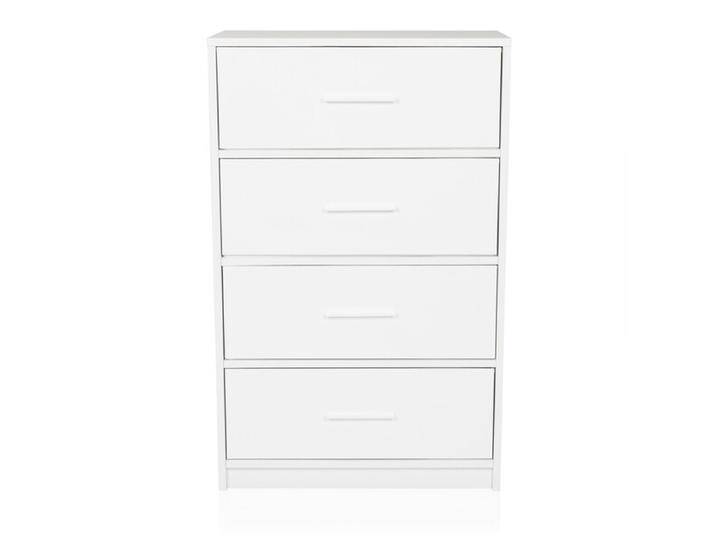 B-Ware Hjh Living Kommode Estoria 58x30x91cm 4 Fächer Weiß Möbel Schrank Wandschrank B-Ware von hjh-OFFICE