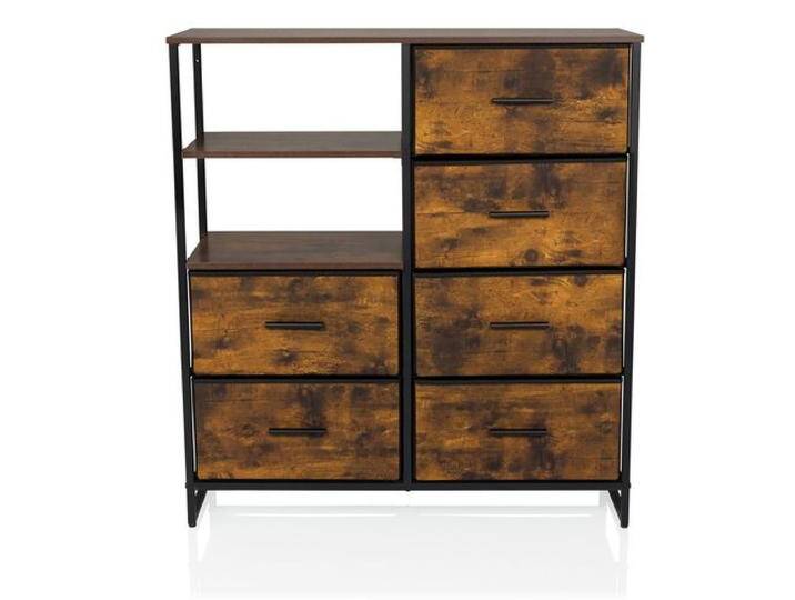 B-Ware Hjh Living Ragala Kommode Sideboard Schubladenkommode Möbel Räuchereiche B-Ware B-Ware Hjh Living Ragala Kommode Sideboard Schubladenkommode Möbel Räuchereiche B-Ware von hjh-OFFICE