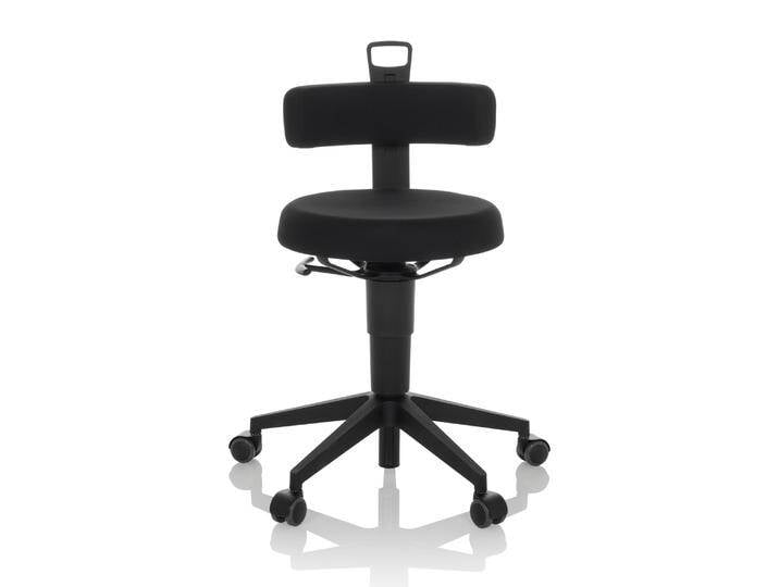 B-Ware Hjh Office Arbeitshocker Stuhl Balancestuhl Top Work Flex Stoff Schwarz B-Ware von hjh-OFFICE