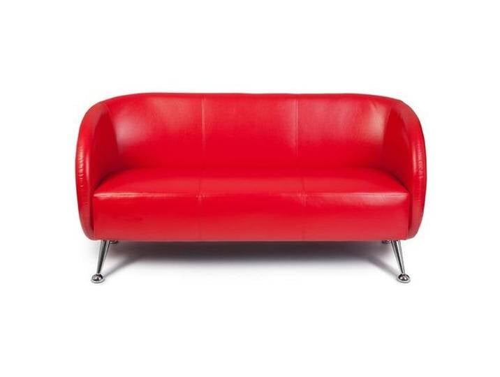 B-Ware Hjh Office Loungesofa Clubsofa 3 Sitzer Kunstleder Rot Sitzpolsterung B-Ware von hjh-OFFICE