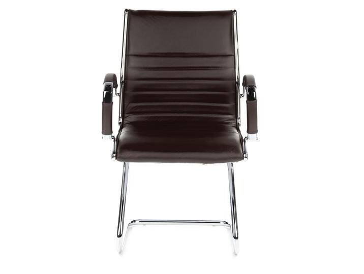 B-Ware Hjh Office Parma V Konferenzstuhl Freischwinger Stuhl Leder Braun Chrom747 B-Ware von hjh-OFFICE