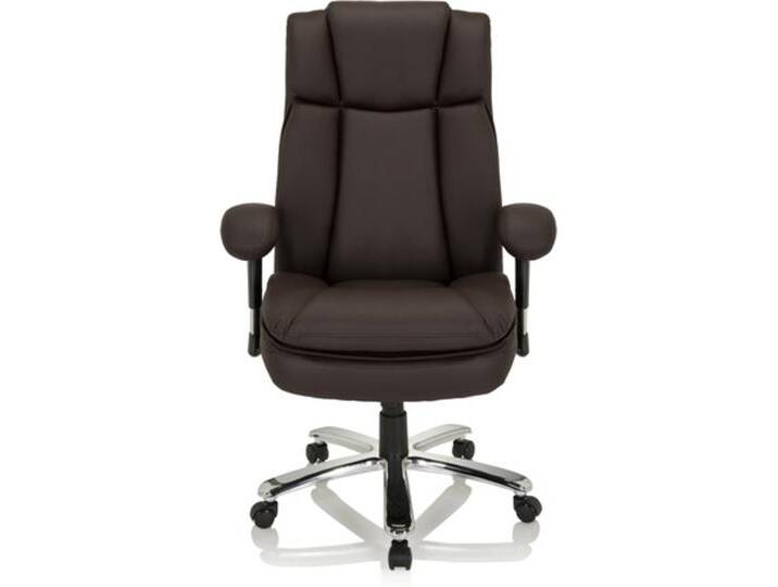 BUILDER XXL I Kunstleder - XXL Drehstuhl Dunkelbraun von hjh-OFFICE