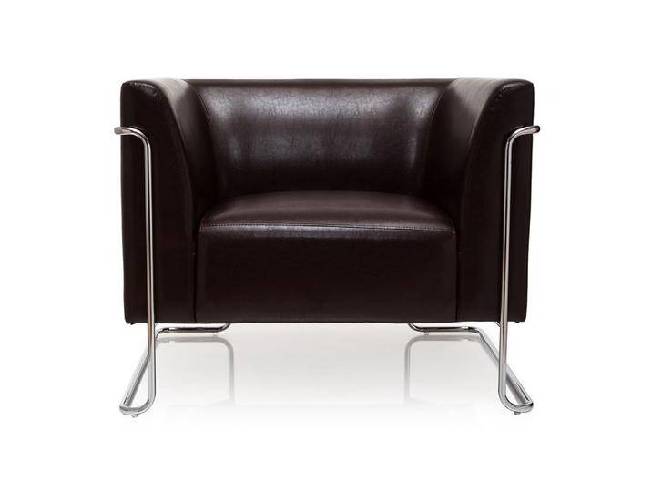 CURACAO 1-Sitzer - Polstersessel Braun von hjh-OFFICE