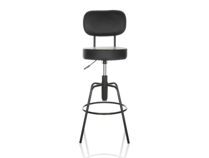 DISC HIGH - Barhocker Schwarz von hjh-OFFICE
