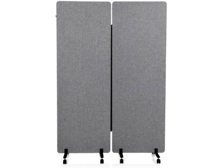 FLEXMIUT 2er Set - Trennwand Dunkelgrau FLEXMIUT 2er Set - Trennwand Dunkelgrau von hjh-OFFICE