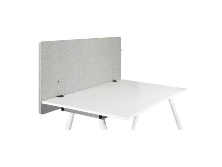 FLEXMIUT D 120 120 cm - Tischtrennwand Hellgrau FLEXMIUT D 120 120 cm - Tischtrennwand Hellgrau von hjh-OFFICE