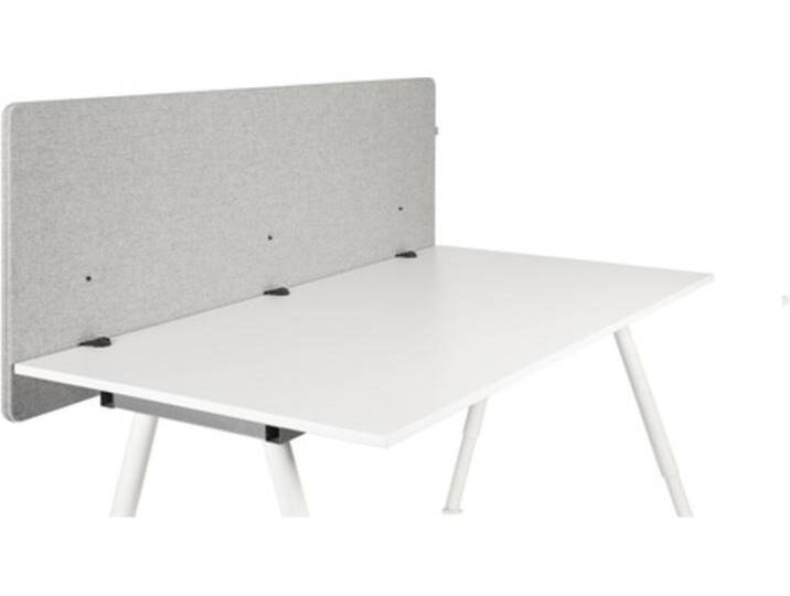 FLEXMIUT D 160 160 cm - Tischtrennwand Hellgrau FLEXMIUT D 160 160 cm - Tischtrennwand Hellgrau von hjh-OFFICE