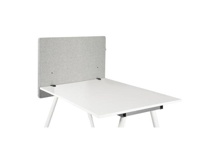 FLEXMIUT D SIDE 80 cm 1er Pack - Tischtrennwand Hellgrau FLEXMIUT D SIDE 80 cm 1er Pack - Tischtrennwand Hellgrau von hjh-OFFICE