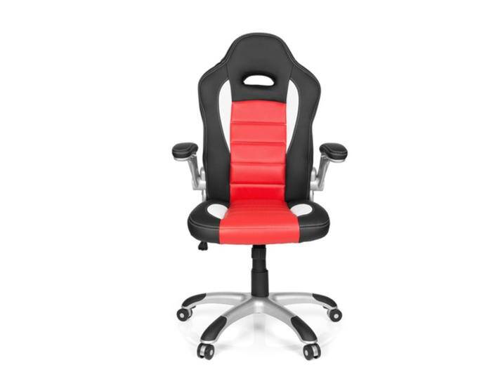 GAME SPORT - Gamingstuhl Weiß / Schwarz / Rot von hjh-OFFICE