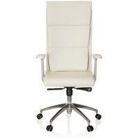 [GEBRAUCHT] B-Ware Hjh Office Bürostuhl Chefsessel Monza 20 Leder Elfenbein Sessel Möbel Stuhl von hjh OFFICE