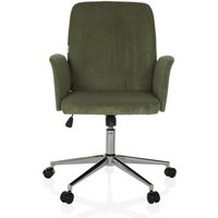 [GEBRAUCHT] B-Ware Hjh Office Bürostuhl Drehstuhl Schalenstuhl Solao Cord Stoff Dunkelgrün von hjh OFFICE