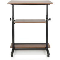 [GEBRAUCHT] Hjh Office Arbeitstisch Schreibtisch Workstation Ii 50 X 80 Cm Schwarz Walnuss B-Ware von hjh OFFICE