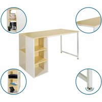 [GEBRAUCHT] Hjh Office Schreibtisch Computertisch Workspace H Ii 120x60 Cm Weiß Eiche von hjh OFFICE