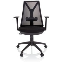 Hjh Office - gebraucht] Bürostuhl Drehstuhl Falun Basic Netzstoff Stoff Schwarz Stuhl Möbel B-Ware von hjh OFFICE