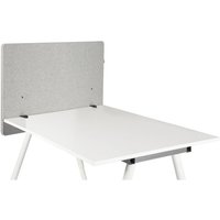 Gebraucht] Hjh Office Flexmiut d Side Tischtrennwand Akustik Sichtschutz Hellgrau 80cm B-Ware von hjh OFFICE