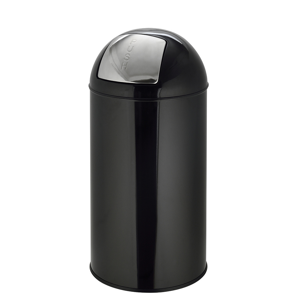 Hjh Office Abfallsammler Mülleimer Abfallbehälter Push 50 L Schwarz Innenbereich B-Ware Hjh Office Abfallsammler Mülleimer Abfallbehälter Push 50 L Schwarz Innenbereich B-Ware von hjh OFFICE