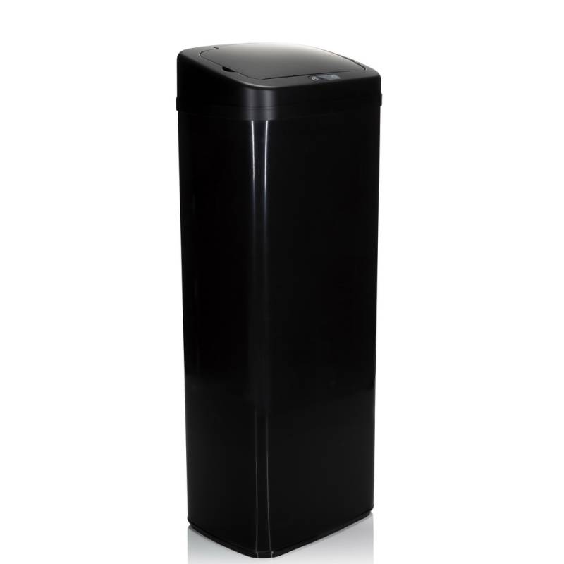 Hjh Office Abfallsammler Mülleimer Clean V Mit Sensor 50 L Stahl Schwarz Eimer B-Ware von hjh OFFICE