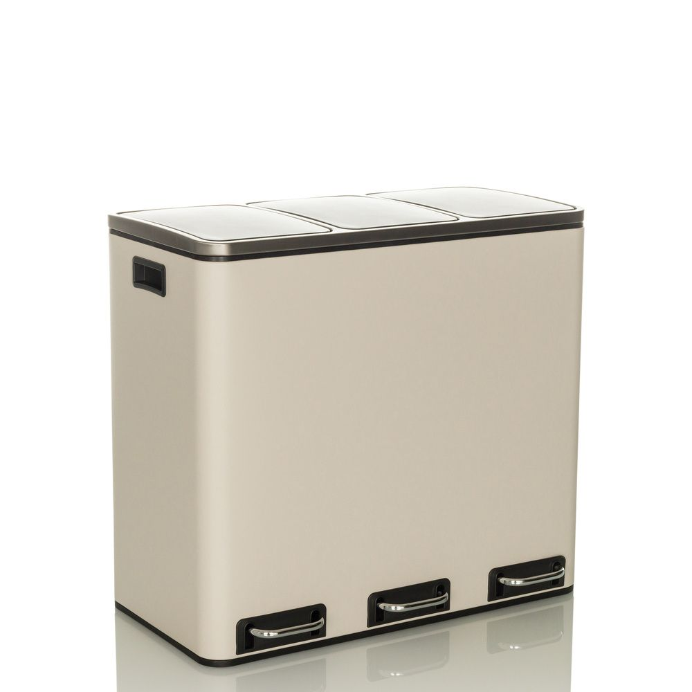 Hjh Office Abfallsammler Mülltrennsystem Clean Ix 54 L 3x18 L Treteimer Müll Be610 B-Ware von hjh OFFICE