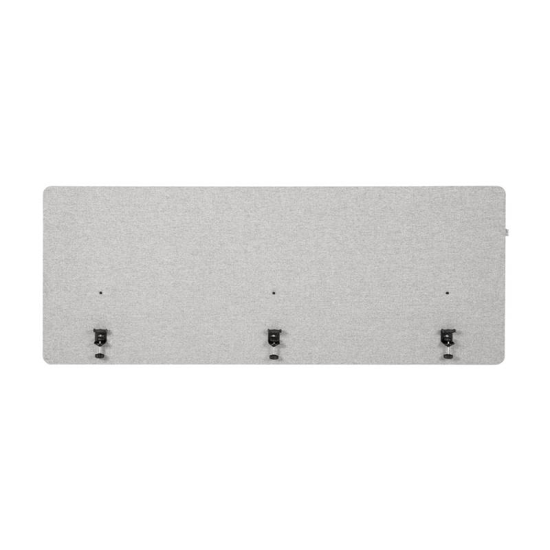 Hjh Office Akustik Tischtrennwand Flexmiut D 160 Cm Hellgrau Trennwand Wand B-Ware von hjh OFFICE