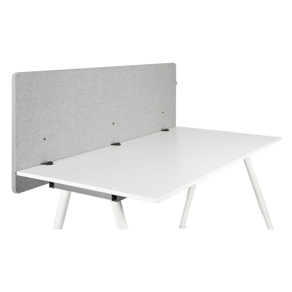 Hjh Office Akustik Tischtrennwand Flexmiut D 180 Cm Hellgrau Trennwand 3 Stück B-Ware von hjh OFFICE