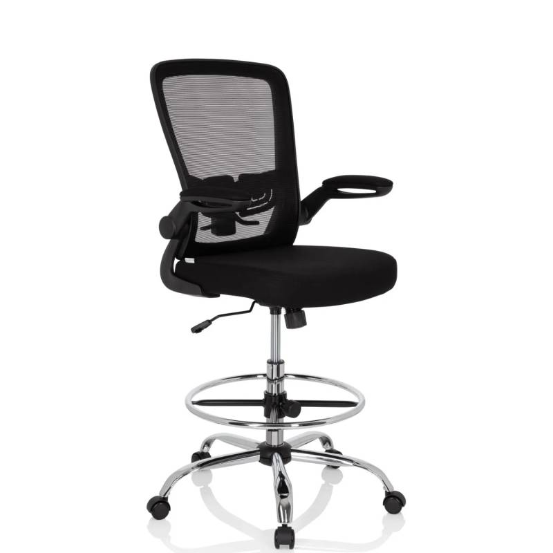Hjh Office Arbeitsstuhl Arbeitshocker Vendo Work Bürostuhl Drehstuhl Schwarz B-Ware von hjh OFFICE