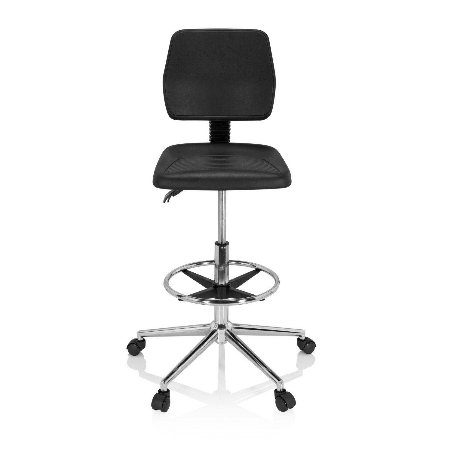 Hjh Office Arbeitsstuhl Drehhocker Hocker Schwarz Hartschaum Chrom Top Work 11 B-Ware Hjh Office Arbeitsstuhl Drehhocker Hocker Schwarz Hartschaum Chrom Top Work 11 B-Ware von hjh OFFICE