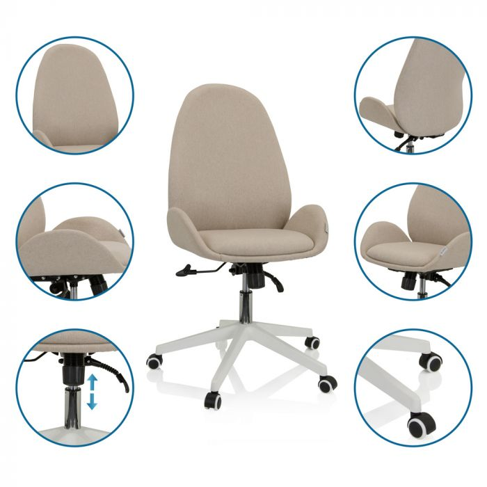 Hjh Office Avea I   Home Office Bürostuhl Aqua Stuhl Möbel Computerstuhl Sitz B-Ware von hjh OFFICE