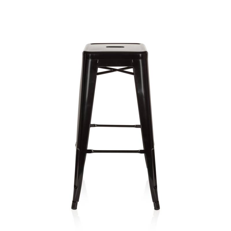 Hjh Office Barhocker Vantaggio High Barstuhl Hocker Sitzhocker Metallic Schwarz B-Ware von hjh OFFICE