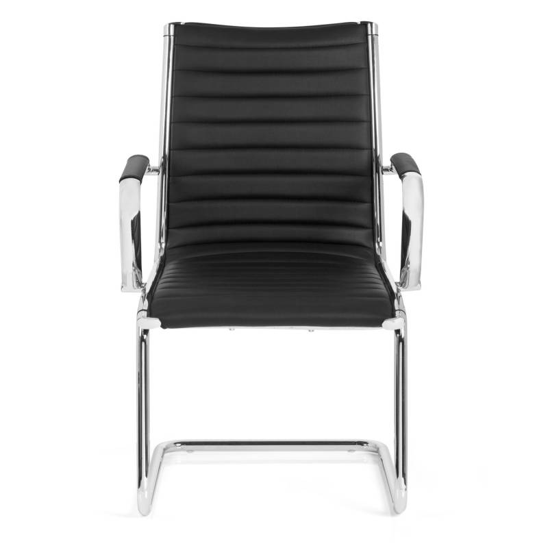Hjh Office Besucherstuhl Konferenzstuhl Stuhl Schwarz Armlehnen Sitz B-Ware von hjh OFFICE