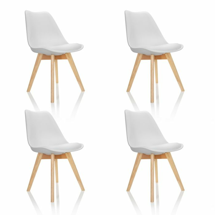 Hjh Office Besucherstuhl Schalenstuhl Scandi Kunststoff Weiß 4er Set Büro B-Ware Hjh Office Besucherstuhl Schalenstuhl Scandi Kunststoff Weiß 4er Set Büro B-Ware von hjh OFFICE