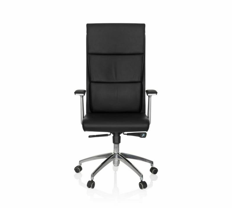 Hjh Office Bürostuhl Chefsessel Monza Drehstuhl Sessel Stuhl 20 Leder Schwarz    B-Ware von hjh OFFICE
