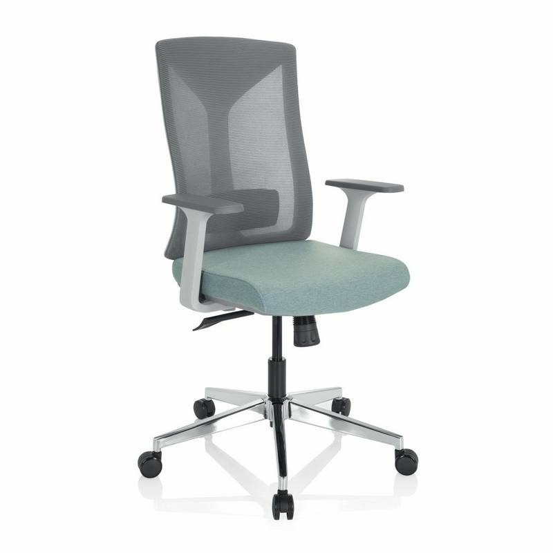Hjh Office Bürostuhl Drehstuhl Halifax Stoff Netzstoff Mint  B-Ware von hjh OFFICE
