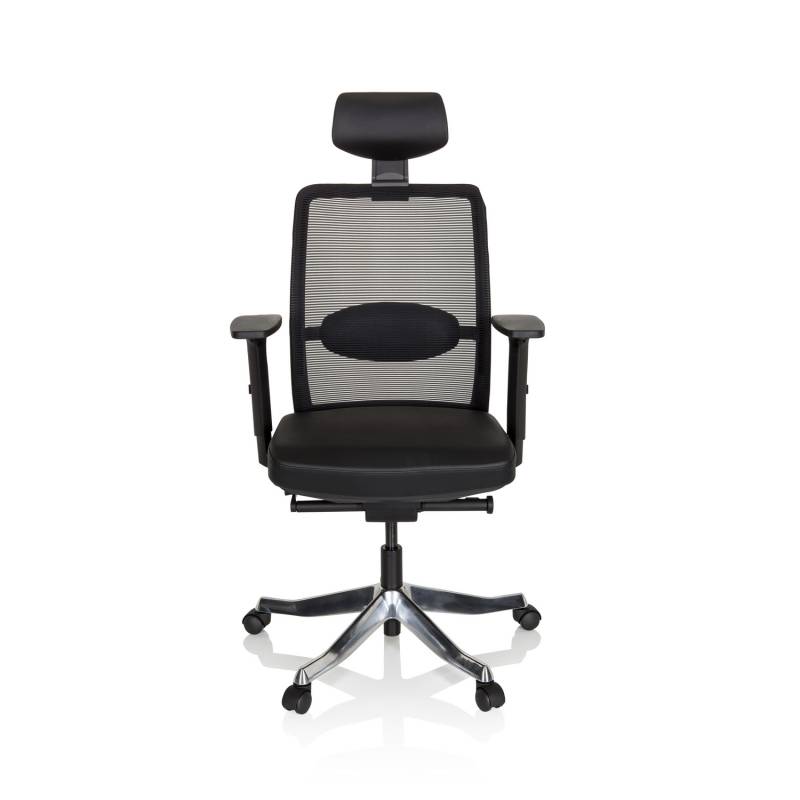 Hjh Office Bürostuhl Drehstuhl Senator Pro Netzstoff Leder Schwarz Siehe Text B-Ware von hjh OFFICE