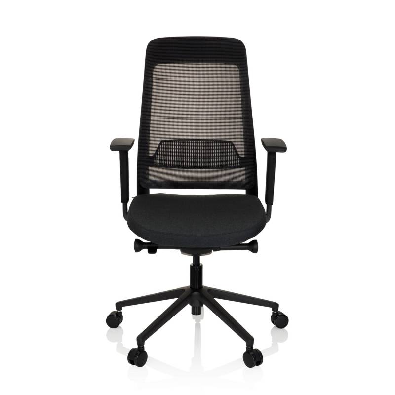 Hjh Office Bürostuhl Drehstuhl Stuhl Schwarz Netzstoff Höhenverstellbar B-Ware von hjh OFFICE