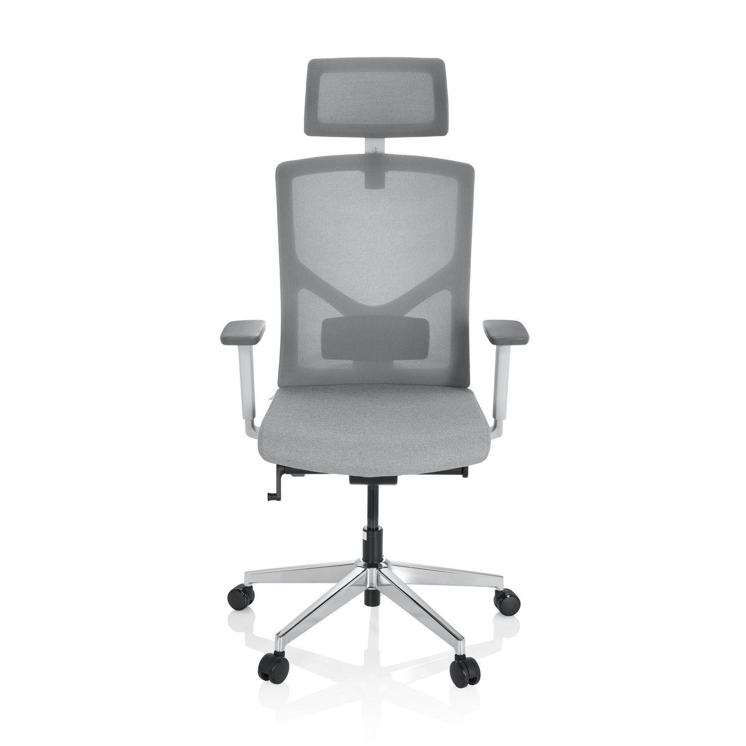 Hjh Office Bürostuhl Drehstuhl Stuhl Stoff Grau Armlehnen Höhenverstellbar B-Ware Hjh Office Bürostuhl Drehstuhl Stuhl Stoff Grau Armlehnen Höhenverstellbar B-Ware von hjh OFFICE