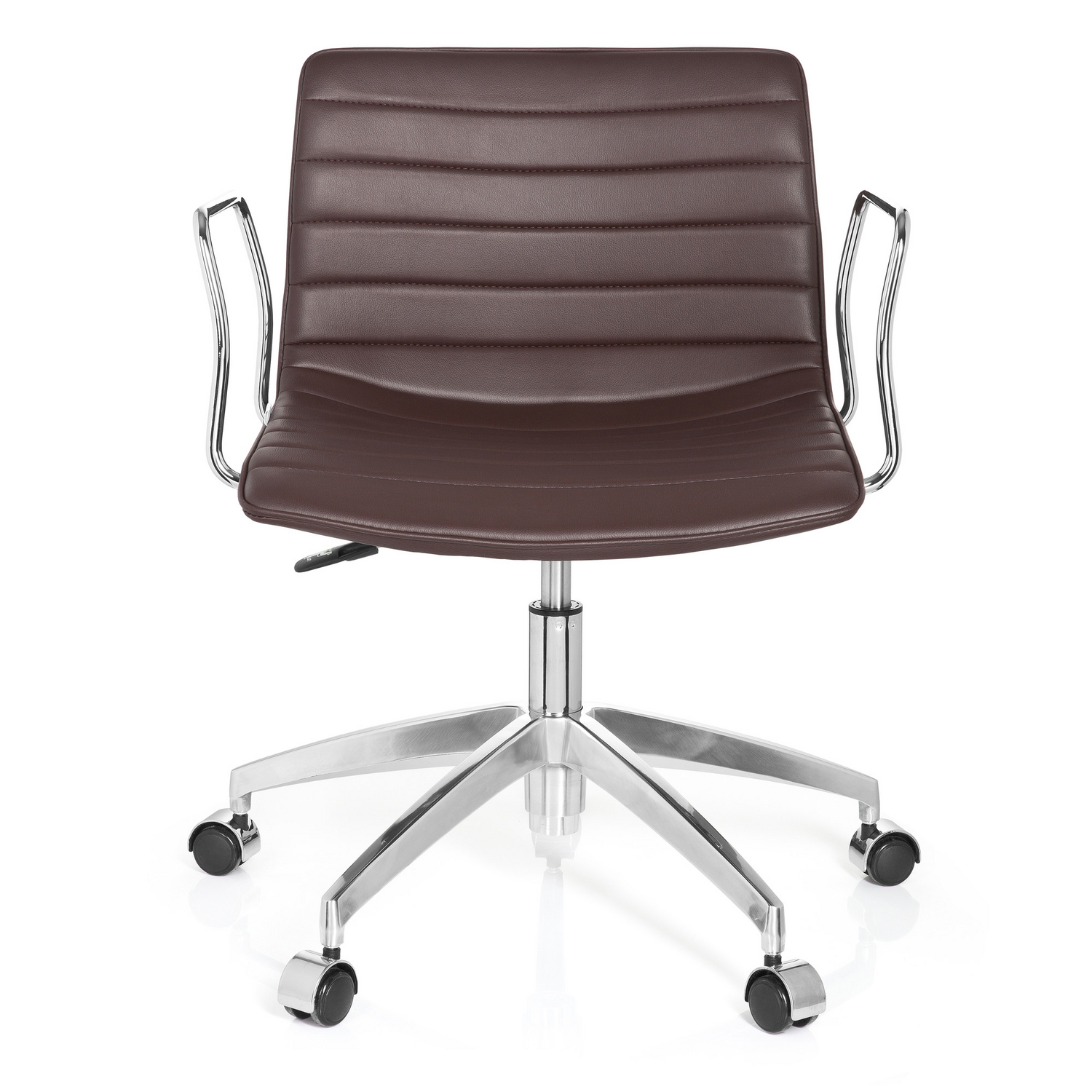 Hjh Office Bürostuhl Sitzmöbel Home Office Kunstleder Braun Designarmlehnen B-Ware Hjh Office Bürostuhl Sitzmöbel Home Office Kunstleder Braun Designarmlehnen B-Ware von hjh OFFICE