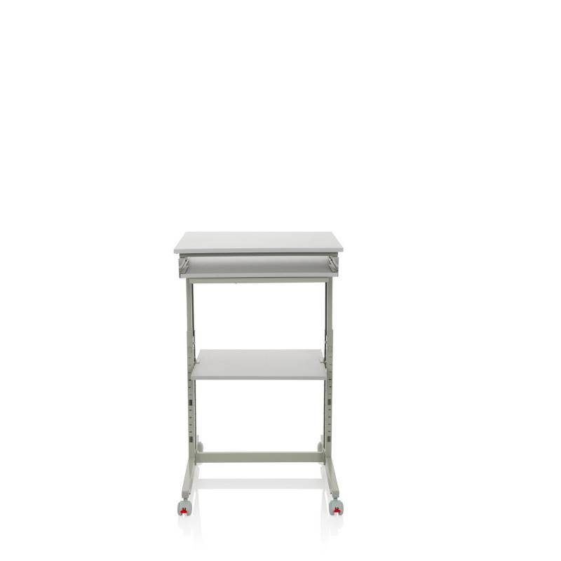 Hjh Office Computertisch Schreibtisch Workstation Grau Höhenverstellung B-Ware von hjh OFFICE