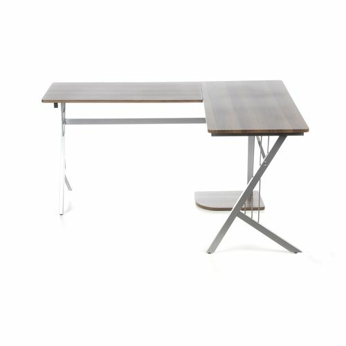 Hjh Office Eckschreibtisch Schreibtisch Computertisch Pollux Walnuss B-Ware von hjh OFFICE