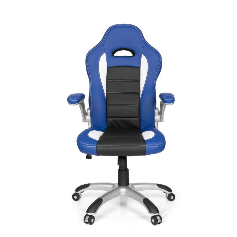 Hjh Office Gaming Stuhl Bürostuhl Game Sport Blau Schwarz Sessel Möbel Sitz B-Ware von hjh OFFICE