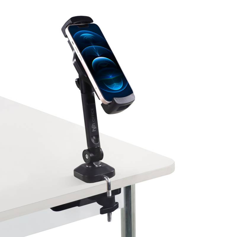 Hjh Office Handyhalterung Tablethalterung Flexmobi Iii Mit Schraubklemme Metall  B-Ware von hjh OFFICE