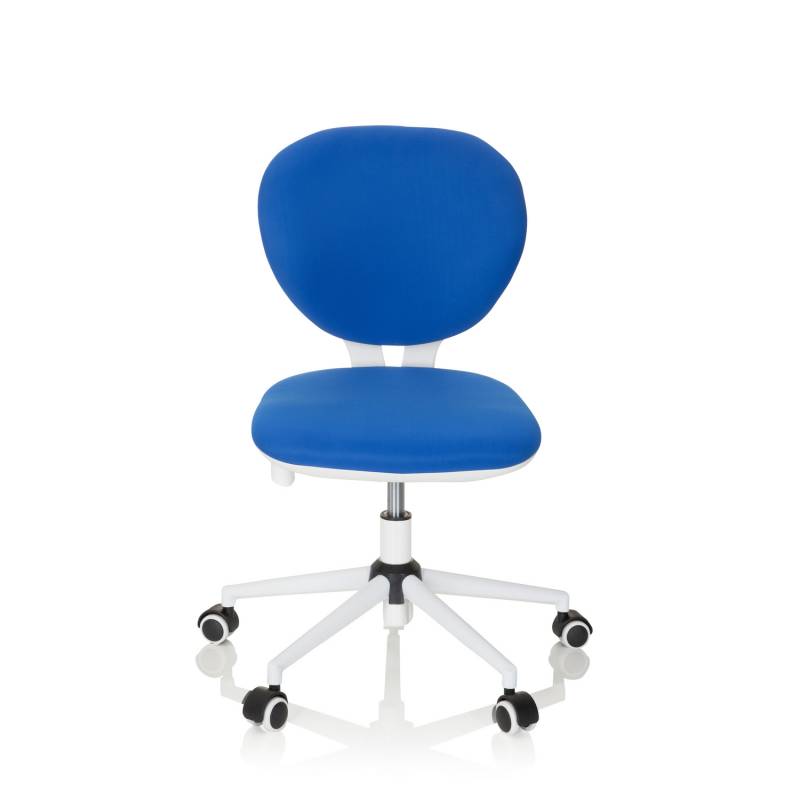 Hjh Office Kinderstuhl Kinderschreibtischstuhl Kid Vivo Schreibtisch Stoff Blau B-Ware von hjh OFFICE
