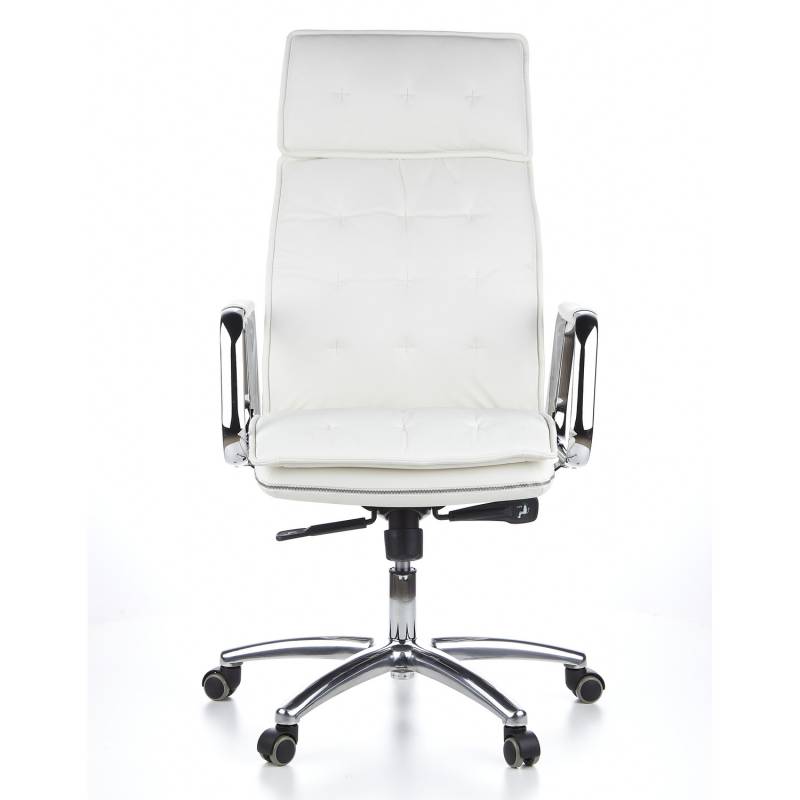 Hjh Office Villa 20 Bürostuhl Chefsessel Leder Stuhl Nappaleder Elfenbein  B-Ware von hjh OFFICE