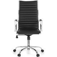 Hjh Office - gebraucht] Bürostuhl Chefsessel Vemona 20 Schreibtischstuhl Sessel Schwarz Chrom B-Ware von hjh OFFICE