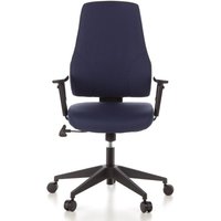 Hjh Office - gebraucht] Bürostuhl Drehstuhl Pro Tec 100 Schreibtischstuhl Stoff Dunkelblau B-Ware von hjh OFFICE