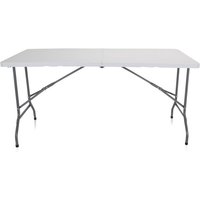 Hjh Office - gebraucht] Campingtisch Klapptisch Tisch 152x70 Cm Tragegriff Weiß B-Ware von hjh OFFICE