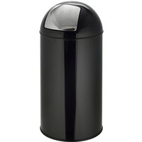Hjh Office - neuwertig] Abfallsammler Mülleimer Abfallbehälter Push 50 l Schwarz Innenbereich B-Ware von hjh OFFICE